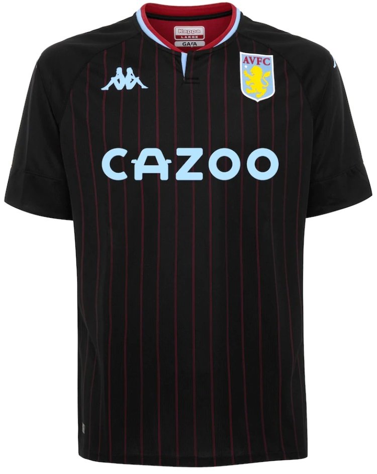 Camisa oficial Kappa Aston Villa 2020 2021 II jogador